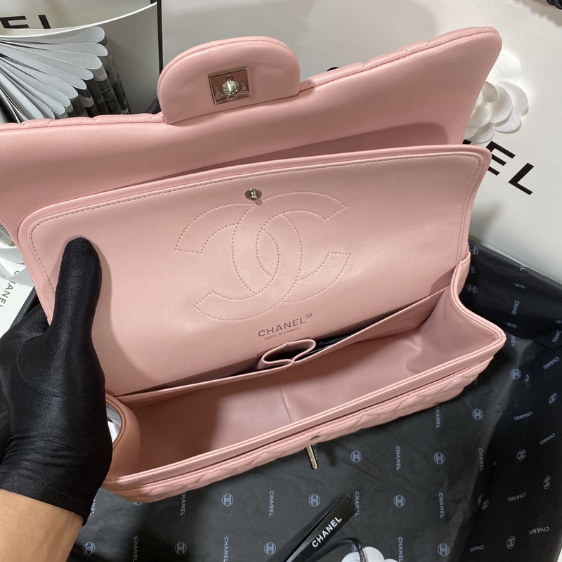 Ch*el 21s Ch*el pink classic flap medium cf25 pink