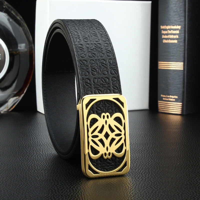 Givenchy Metal Frame Lock Belt Black