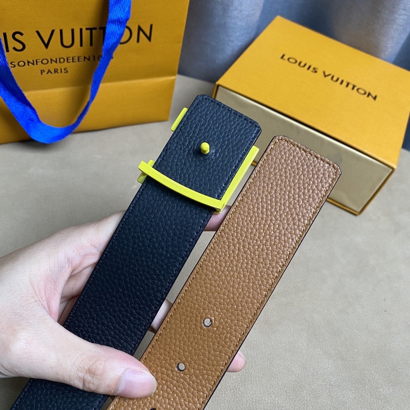 l**is V*t*n leather belt brown