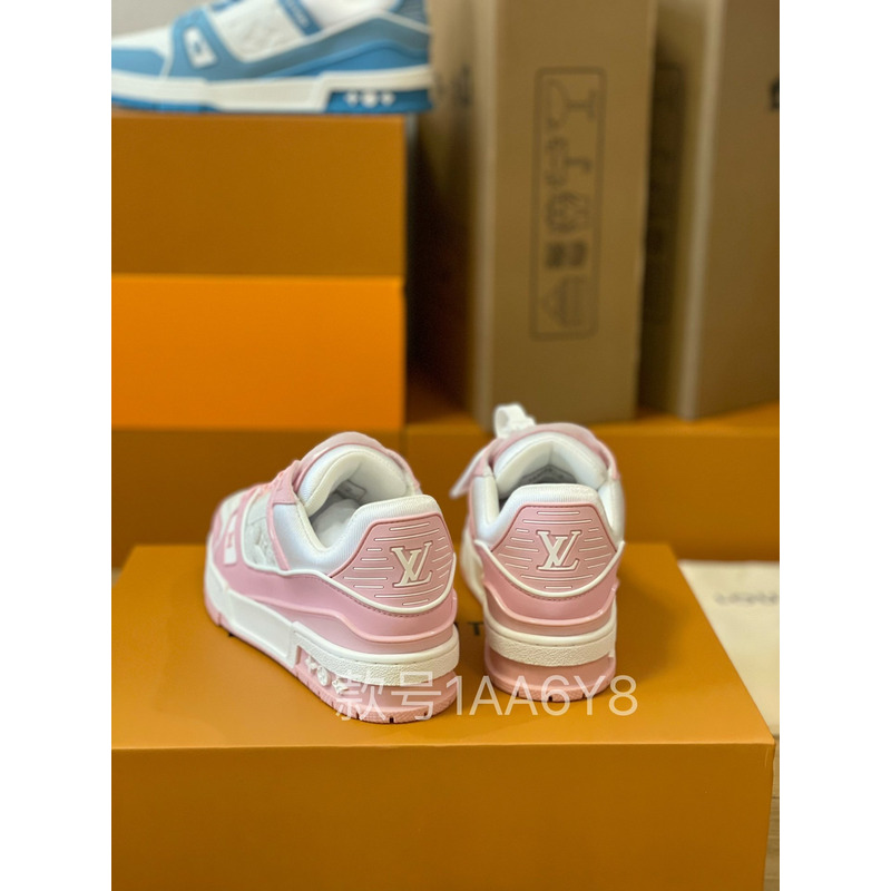 l**is V*t*n trainer sneaker low white pink