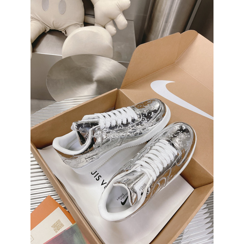 l**is V*t*n x nike air force 1  drop1 met silver