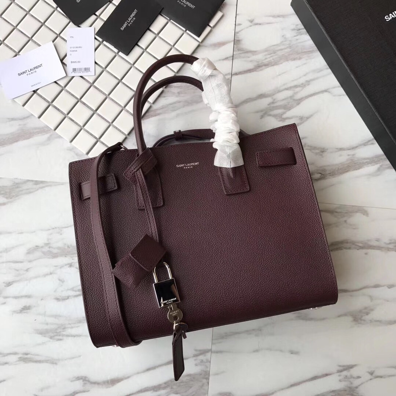saint laurent new sac de jour Di*m*nd organ bag collection tote brown
