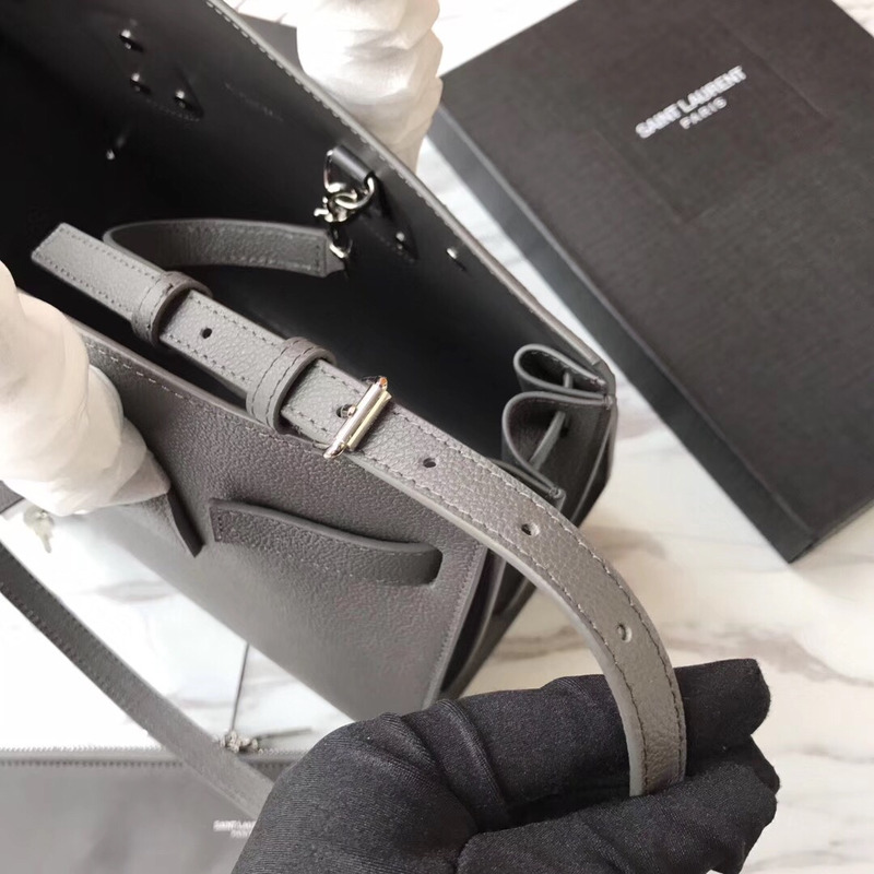 saint laurent  new sac de jour Di*m*nd organ bag collection tote bag black black buckle