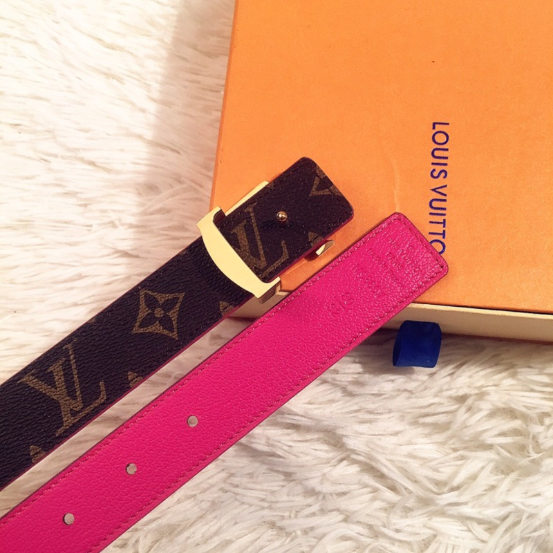 l**is V*t*n icnoic 30mm belt pink