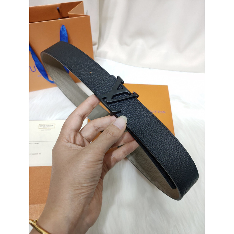 l**is V*t*n black leather black lv