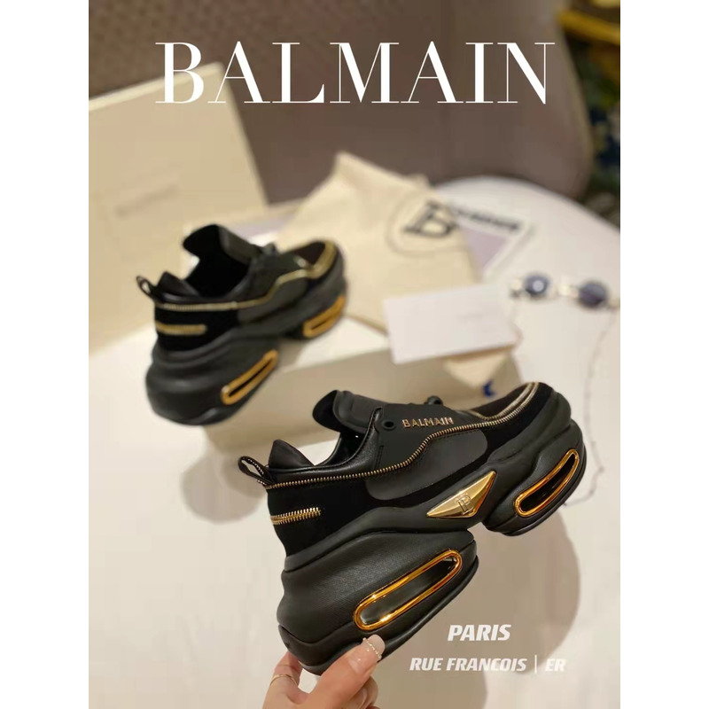 Balmain B-Bold Low-Top Sneaker Black