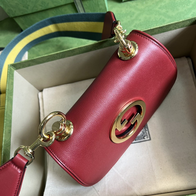 G*u*i blondie mini bag red leather