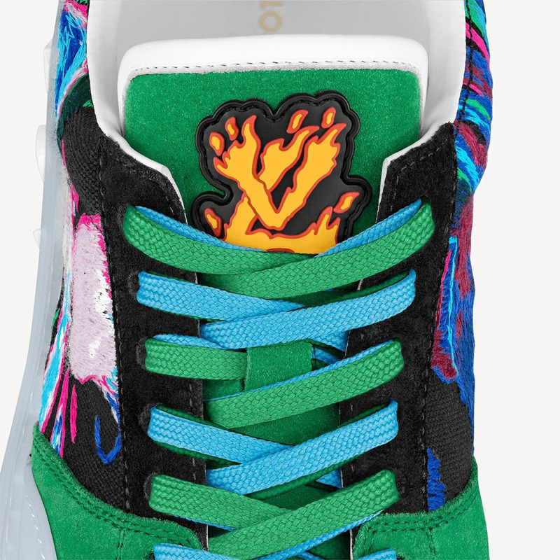 l**is V*t*n ollie richelieu trainers green