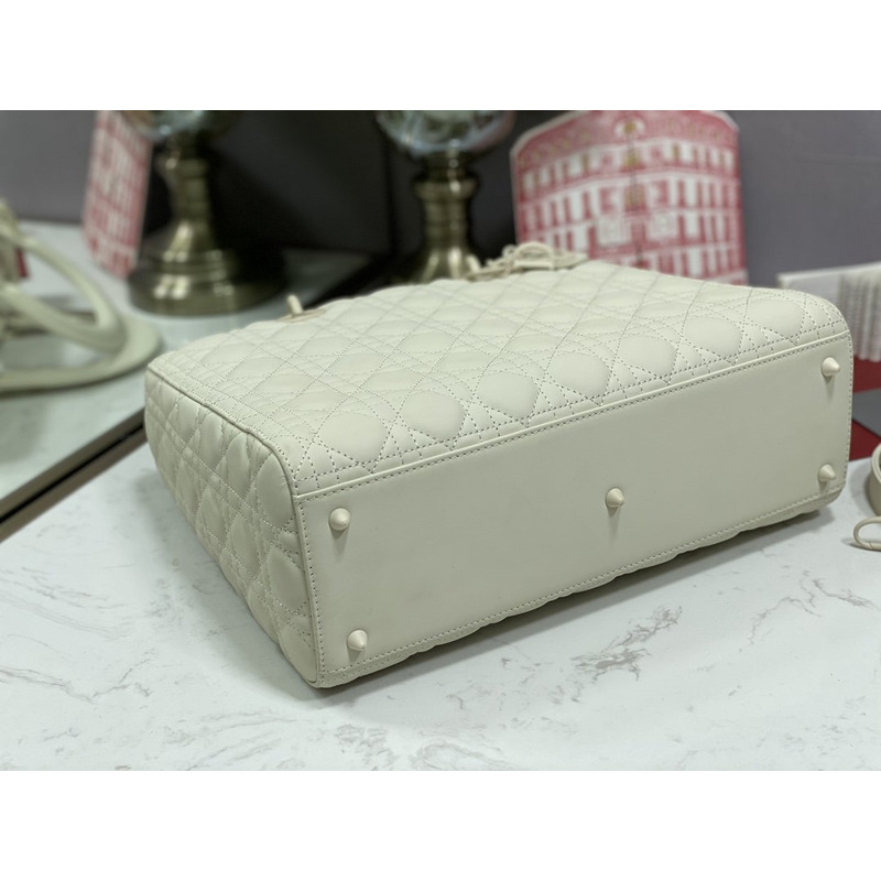 D*or large lady D*or bag latte