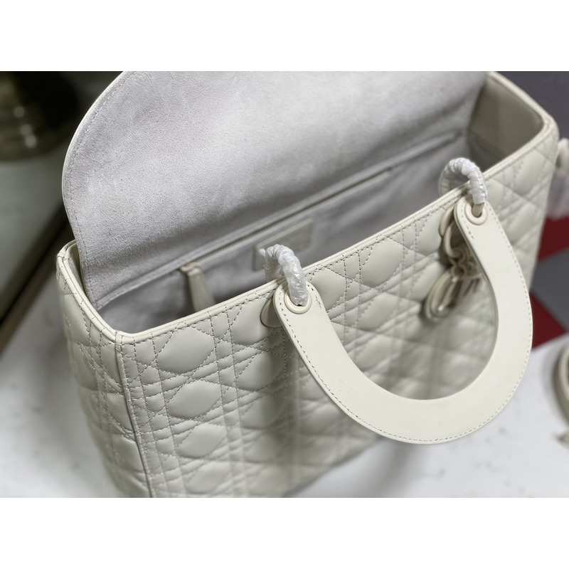 D*or large lady D*or bag latte