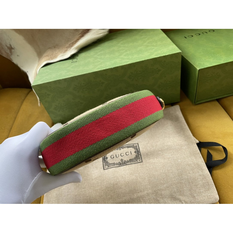 G*u*i ophidia mini jumbo-gg canvas shoulder bag