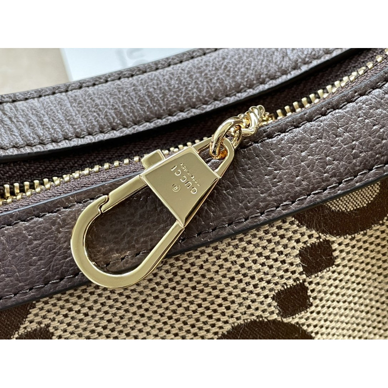 G*u*i ophidia mini jumbo-gg canvas shoulder bag