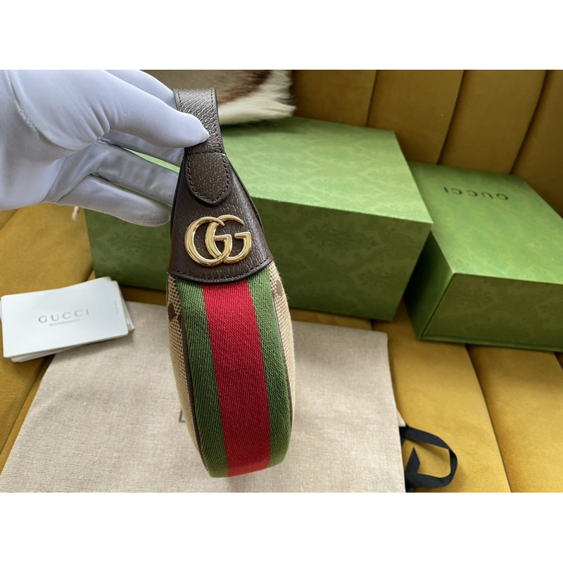 G*u*i ophidia mini jumbo-gg canvas shoulder bag