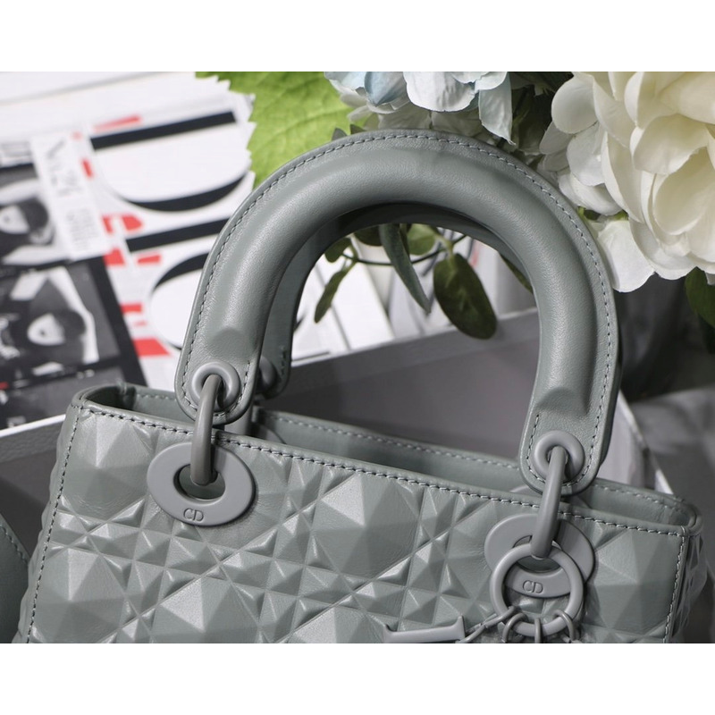 D*or small lady D*or cannage my abcD*or bag gray