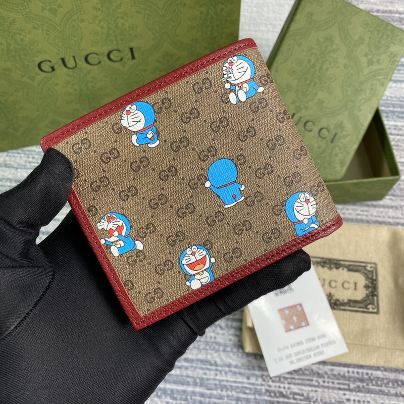 G*u*i multi doraemon print wallet