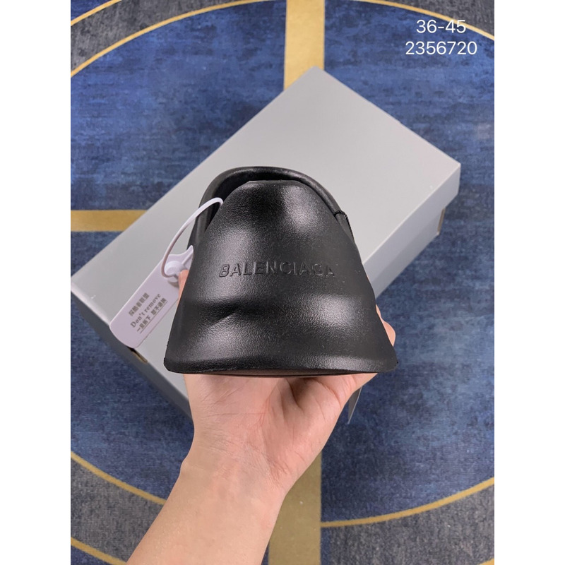 ba*len*cia*ga x Cr*0*s slip-on sandals black