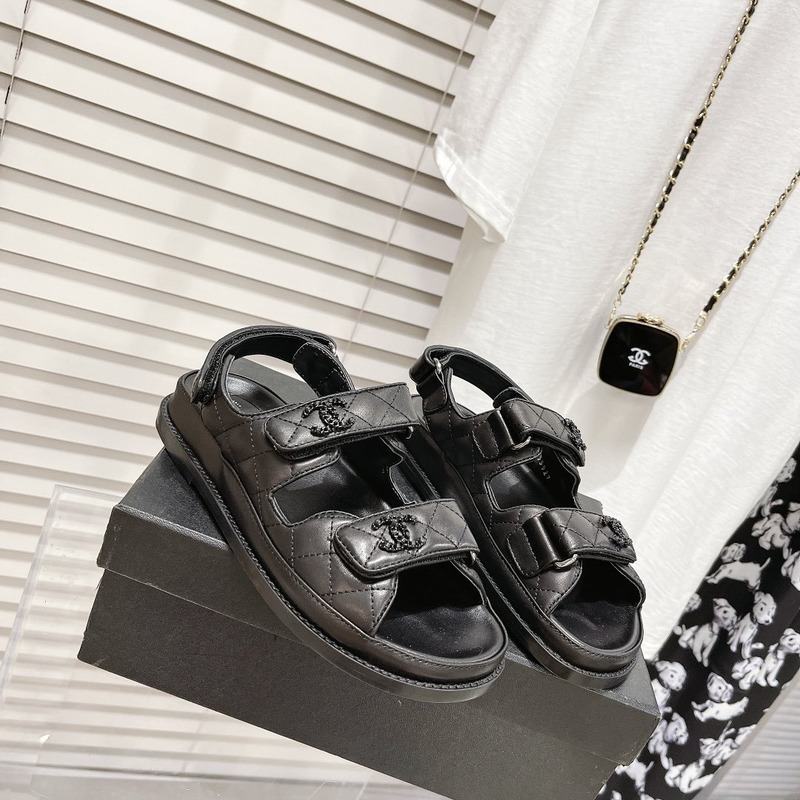 Chane1 Black Sandals