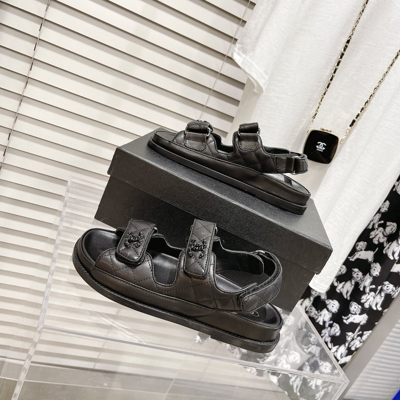 Chane1 Black Sandals