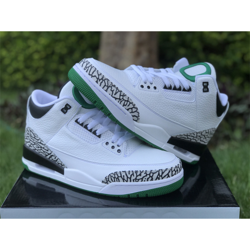 Jordan 3 Retro Oregon Ducks Pit Crew White and Green
