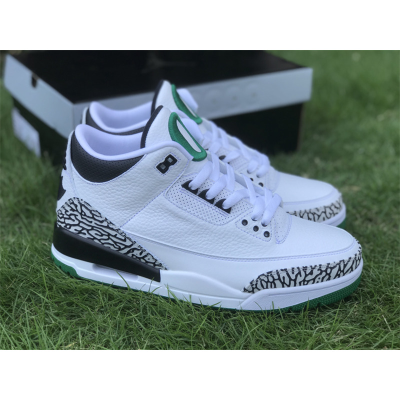Jordan 3 Retro Oregon Ducks Pit Crew White and Green
