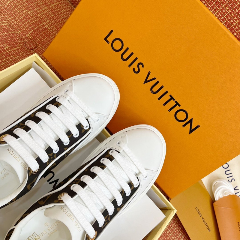 l**is V*t*n time out sneakers monogram white