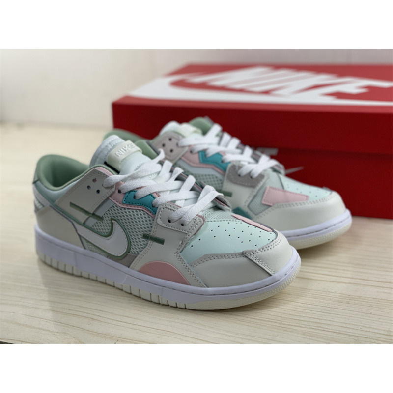 Nike Dunk Low Scrap SE “Grey Haze Oil Green” (W)(2022) DM0802-001