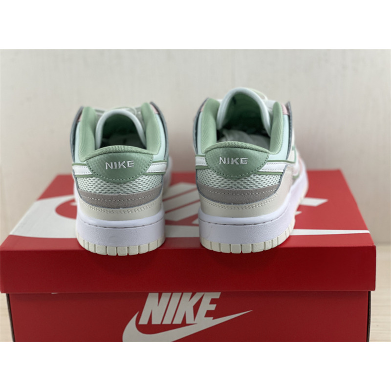 Nike Dunk Low Scrap SE “Grey Haze Oil Green” (W)(2022) DM0802-001