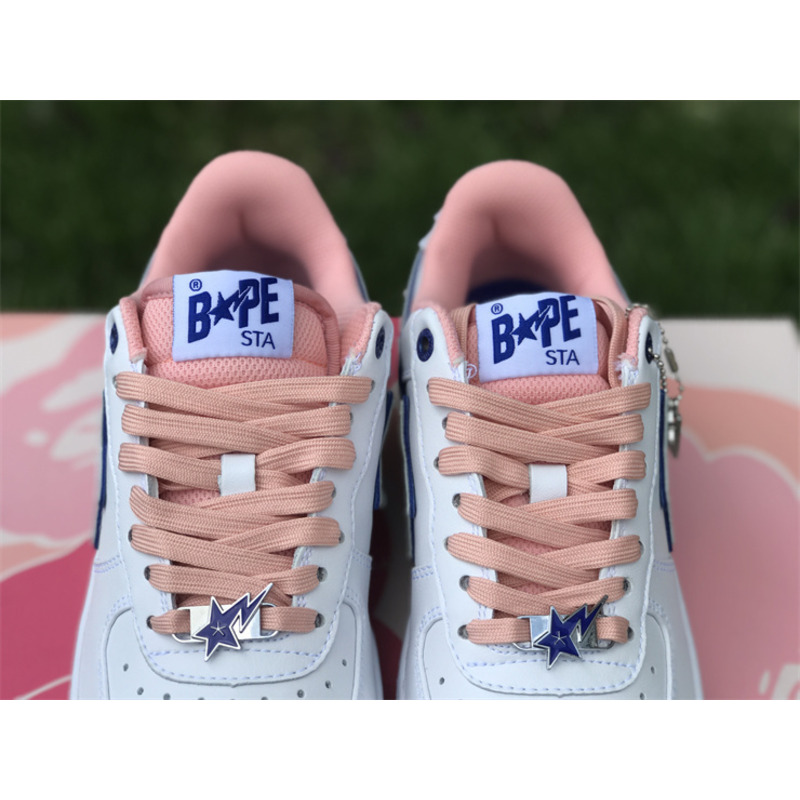 A Bathing Ape Bape Sta Bapy White Pink