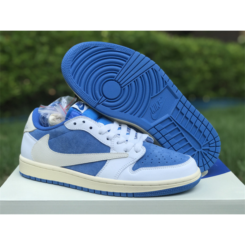 Jordan Travis Scott x Fragment x Nike Air Jordan 1 Low “UNC Blue”