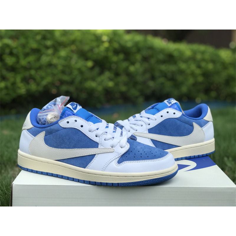 Jordan Travis Scott x Fragment x Nike Air Jordan 1 Low “UNC Blue”