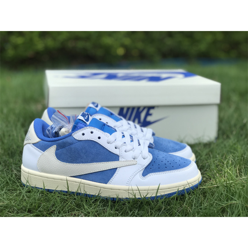 Jordan Travis Scott x Fragment x Nike Air Jordan 1 Low “UNC Blue”