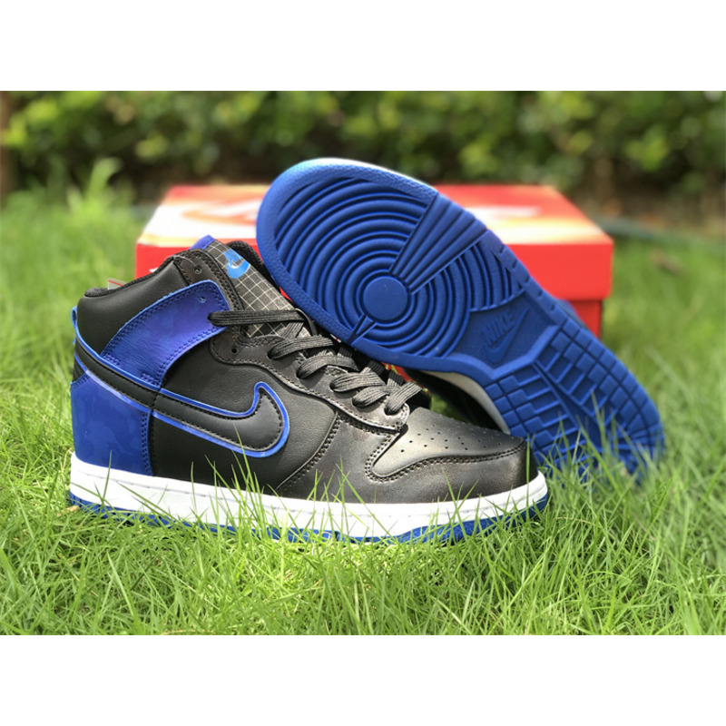 Nike Dunk High Blue Camo Sneakers