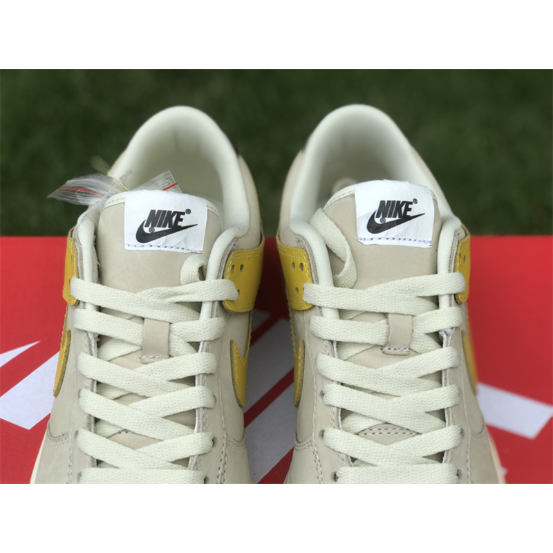 Nike Nike WMNS Dunk Low LX "Banana" Sneakers Coconut Milk / Vivid Sulfur