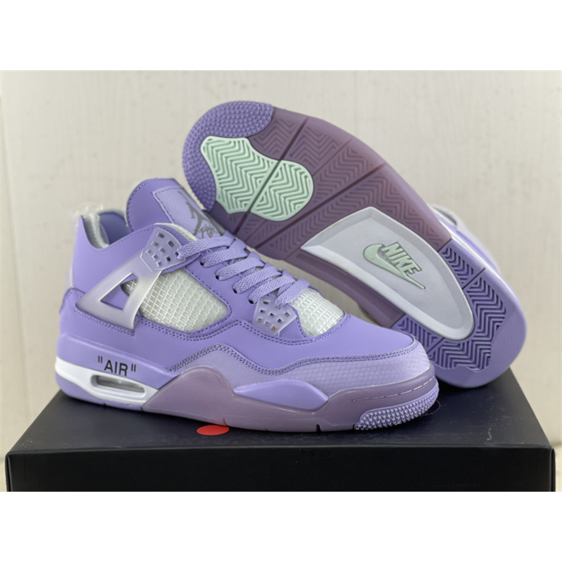 Off-White x Jordan 4 “Purple”