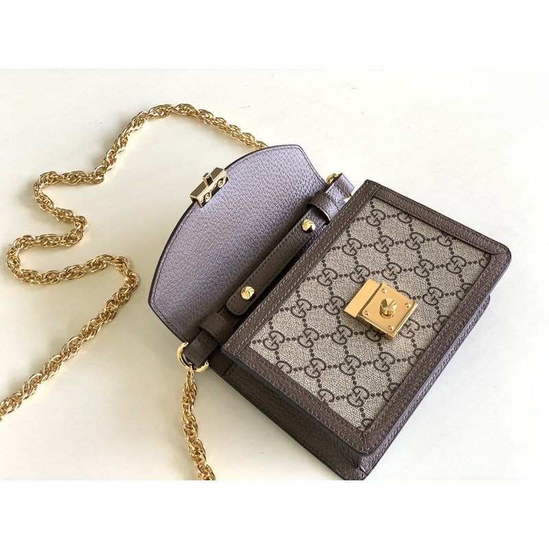 G*u*i ophidia gg shoulder bag brown