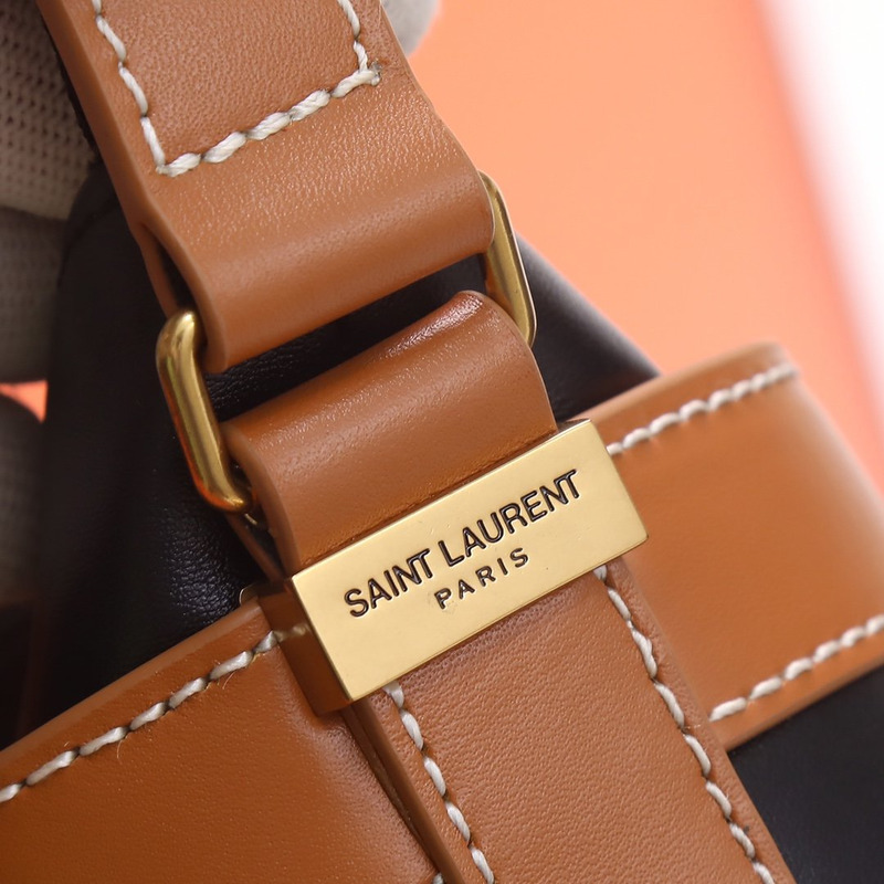 Saint Laurent Aphile Bucket Crossbody Leather Black