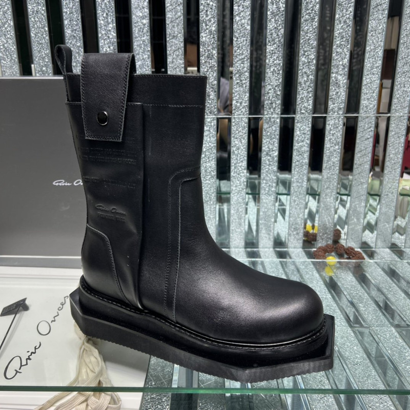 Rick Owens Pull On Fogpocket Cyclops Boots