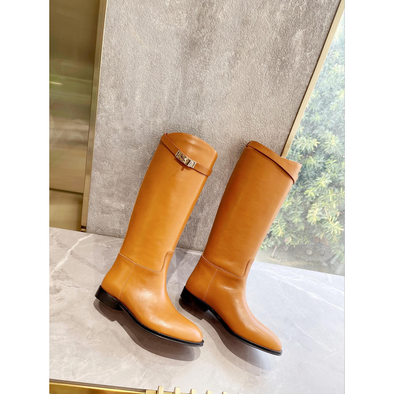 H**mes faustine boots naturel