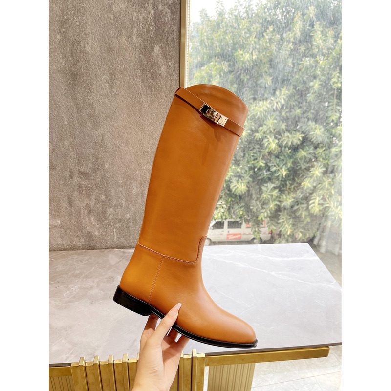 H**mes faustine boots naturel