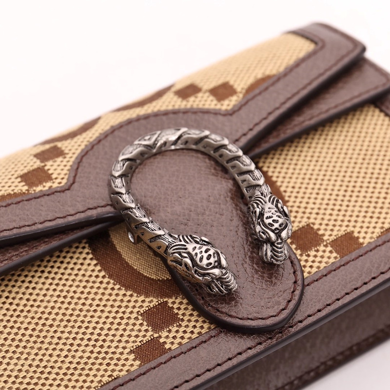 g*u*i dionysus S*per mini bag camel and ebony