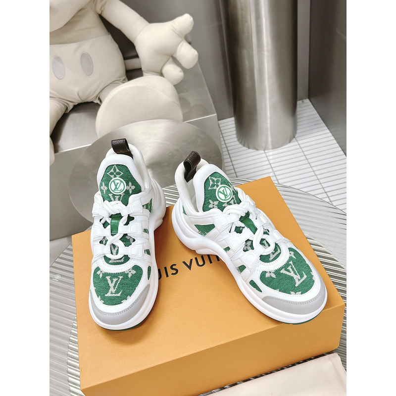 l**is V*t*n lv archlight trainers green monogram