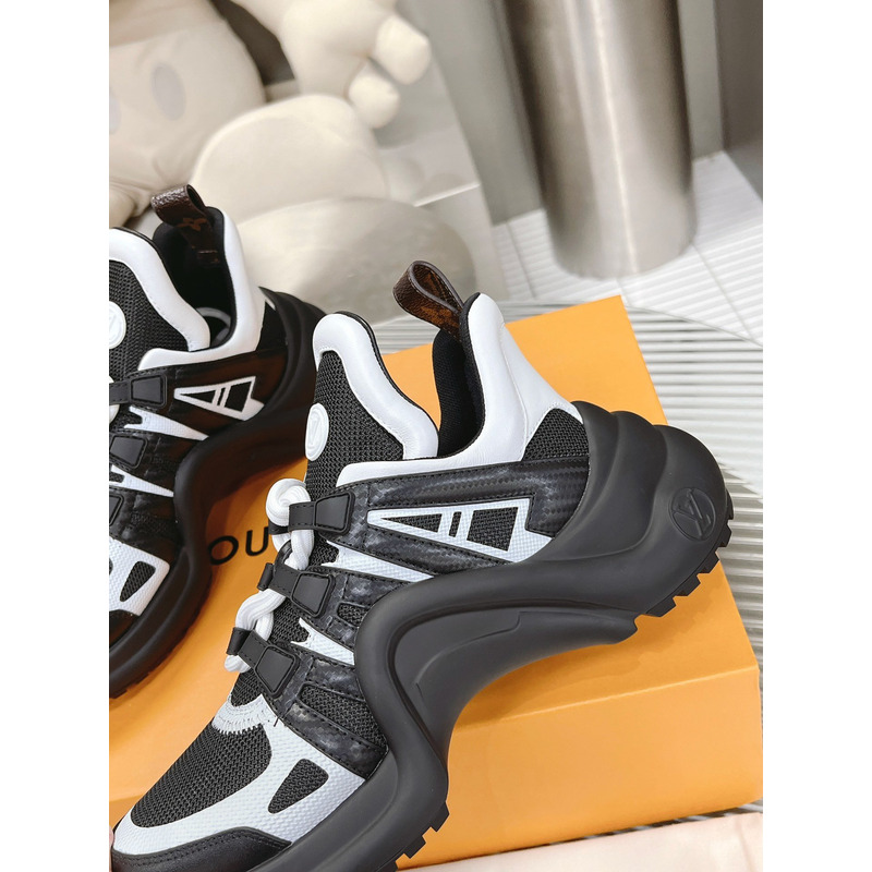 l**is V*t*n lv archlight trainers silver black