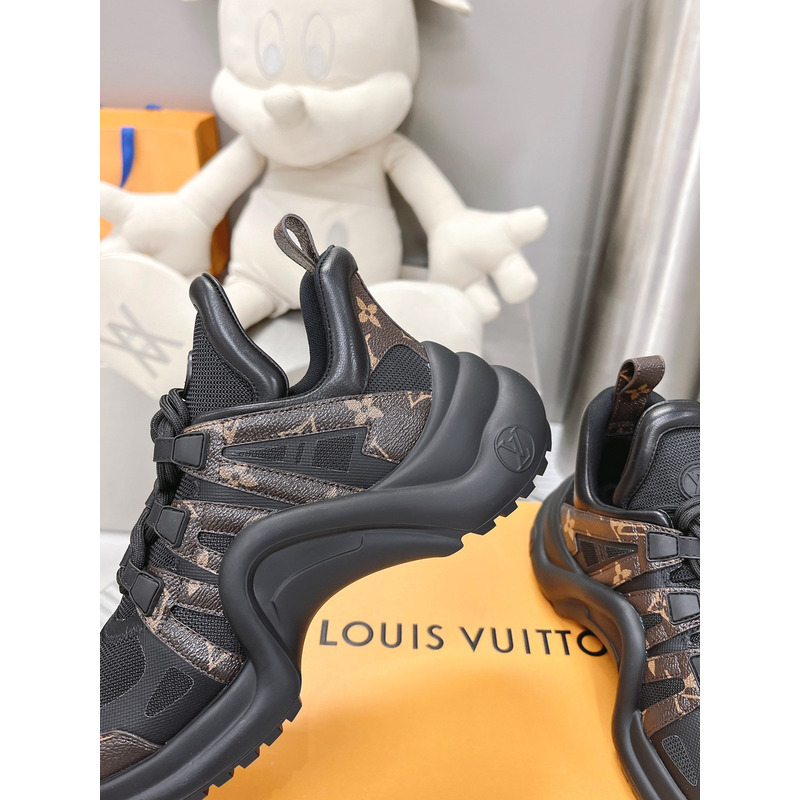 l**is V*t*n lv archlight trainers black monogram