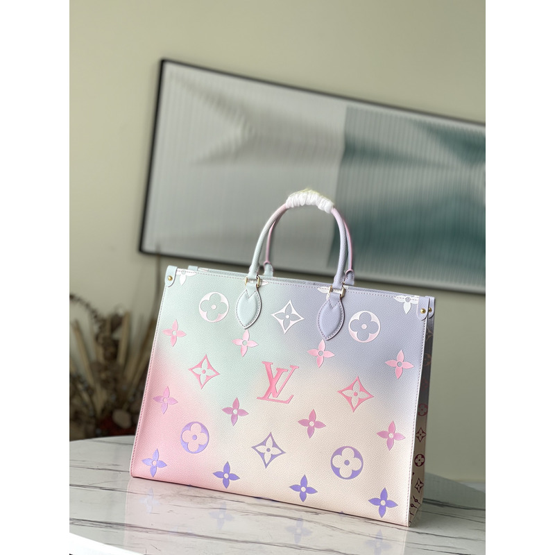 l**is V*t*n onthego gm tote bag sunrise pastel