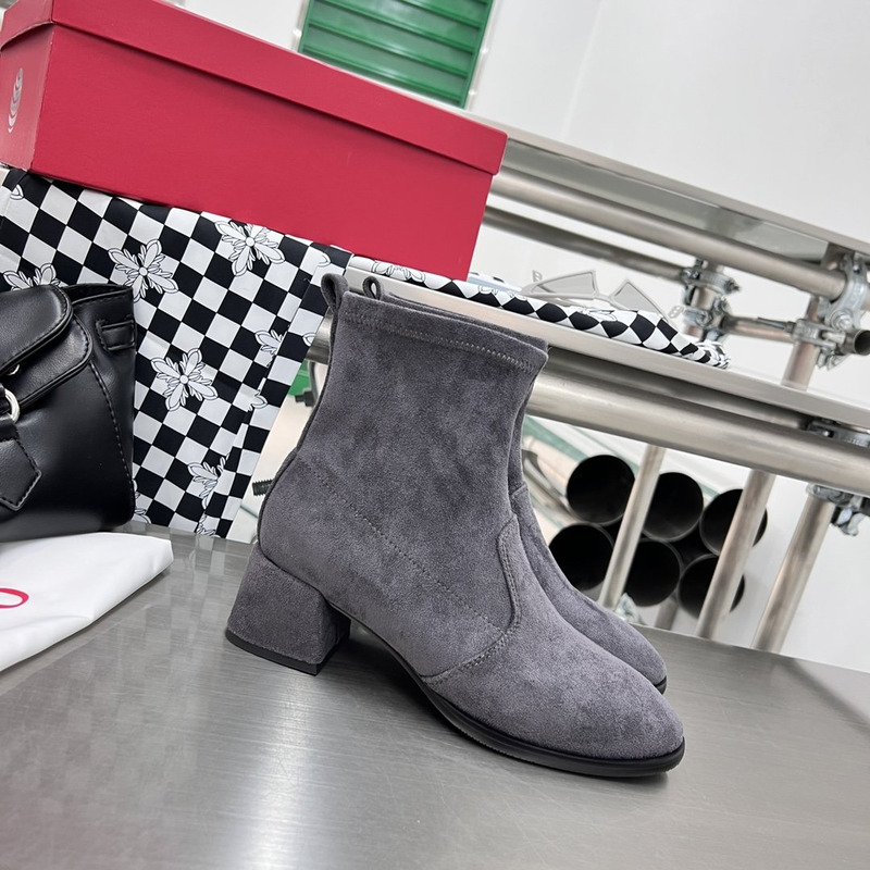 Ouseleer Slip-on Ankle Boots Grey