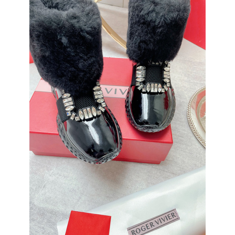 -Roger Vivier Light Socks Strass Black