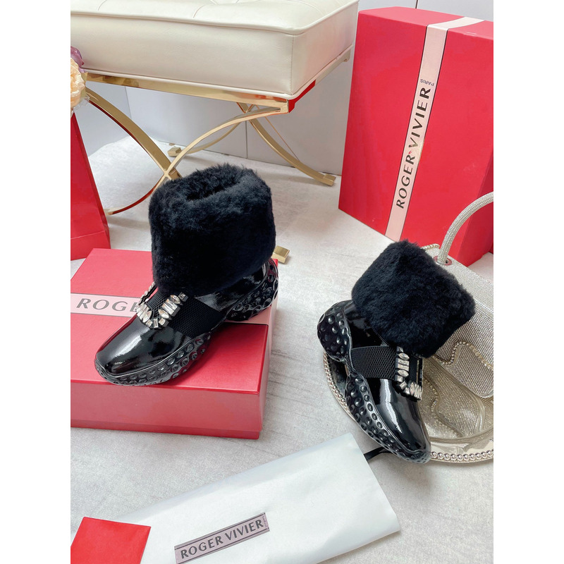 -Roger Vivier Light Socks Strass Black