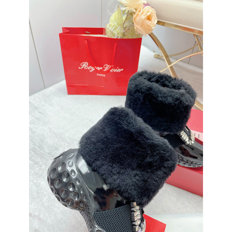 -Roger Vivier Light Socks Strass Black