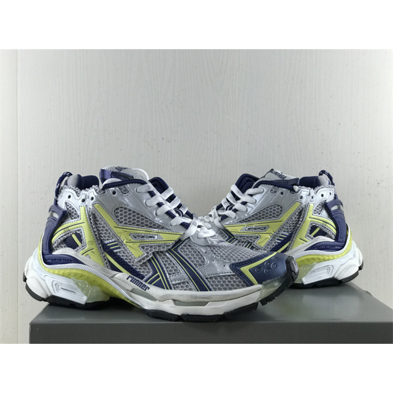 Ba*len*cia*ga runner white blue yellow