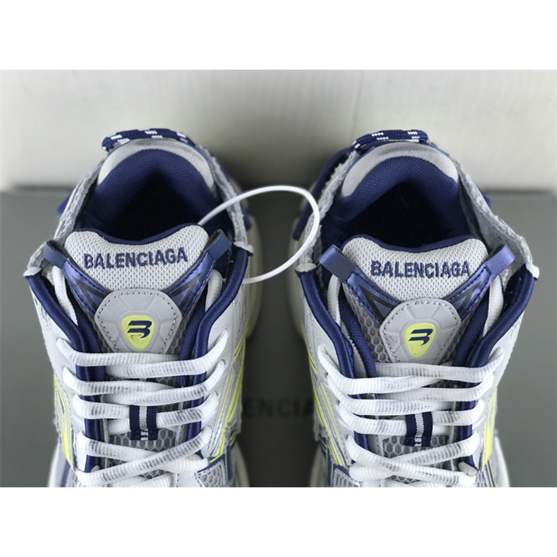 Ba*len*cia*ga runner white blue yellow